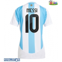 Argentina Lionel Messi #10 Hjemmedrakt Dame Copa America 2024 Kortermet